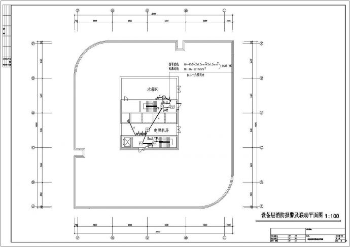 某科技商业综合楼电气设计CAD图_图1