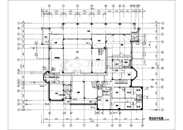 某二层住宅样板房给排水设计施工图-图一