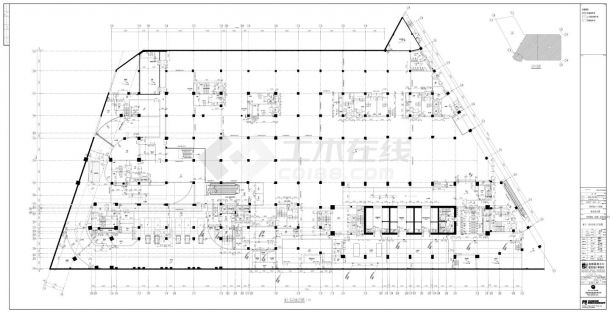 华润置地·万象城商业综合楼A区放大平面图CAD图.dwg-图一