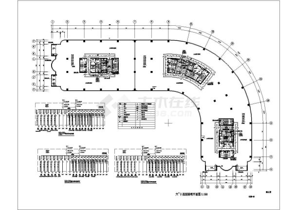 某综合大楼建筑电气照明设计平面图-图一