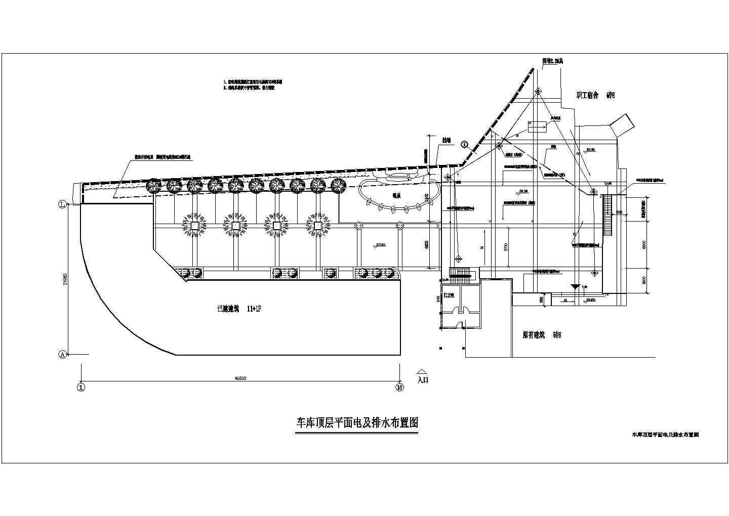 比较齐全的采气站全套建筑CAD设计图纸