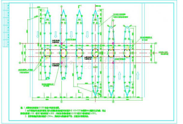 比较详细且小型的公路收费站建筑CAD施工图纸-图一