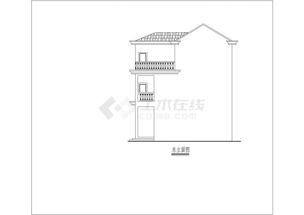 农村住宅完整建筑设计方案施工图纸-图二