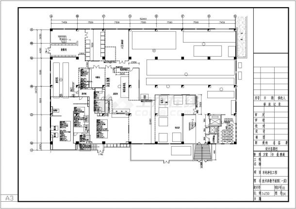 某地区车间净化工程设计CAD施工图-图二