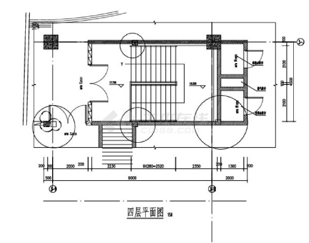 华润置地·万象城商业综合楼楼梯放大图CAD图.dwg-图二