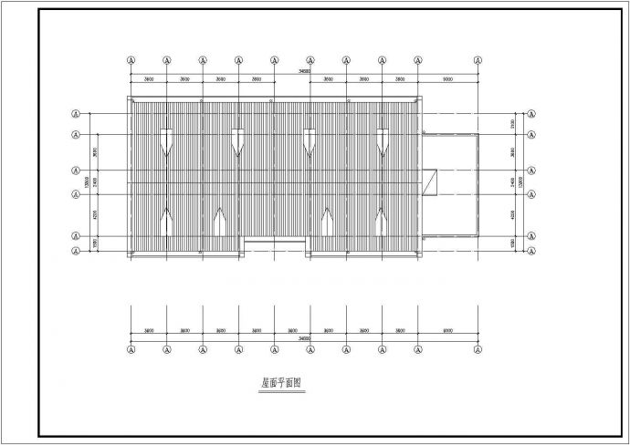 某四层铁路用房建筑CAD设计图纸（节点详细）_图1