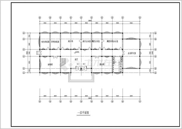 某四层铁路用房建筑CAD设计图纸（节点详细）-图二