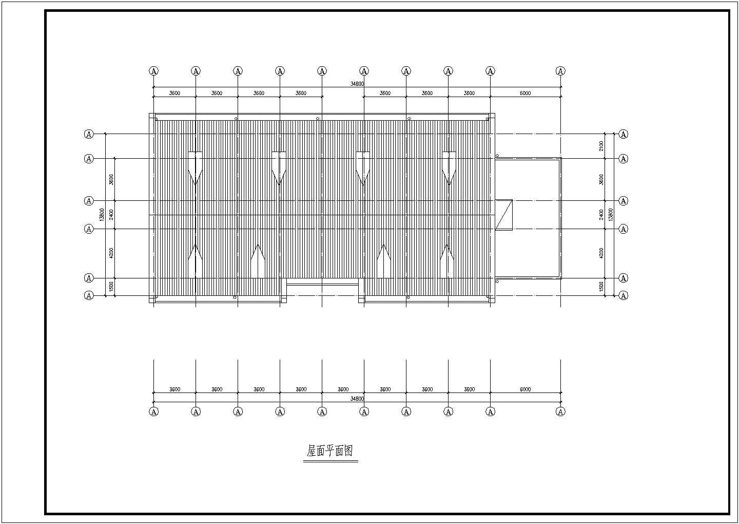 某四层铁路用房建筑CAD设计图纸（节点详细）
