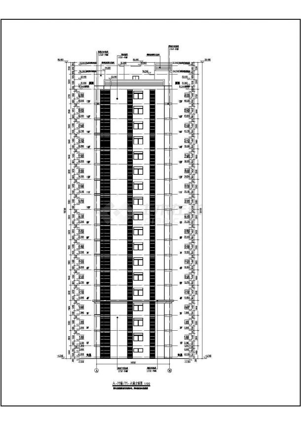 17层装配式住宅楼建筑设计cad施工图（建筑说明齐全）-图一