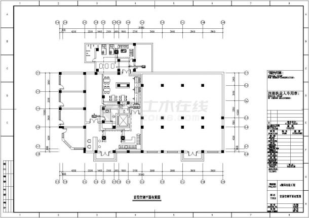 中型宾馆中央空调和卫生热水全套设计cad施工方案-图二