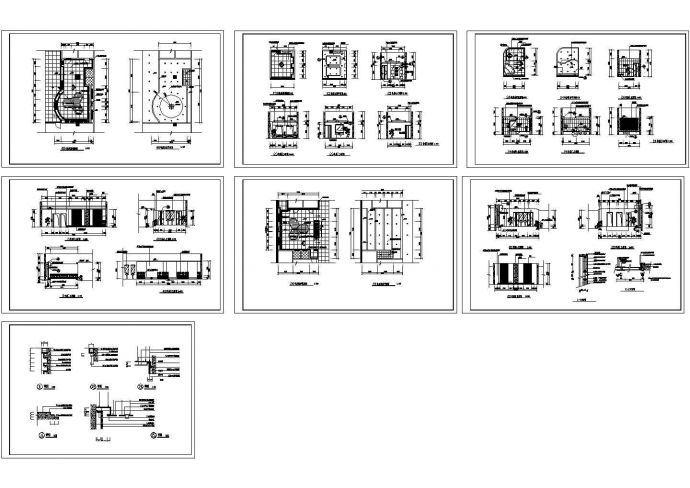 SPA(水疗)馆装饰装修设计CAD施工图_图1