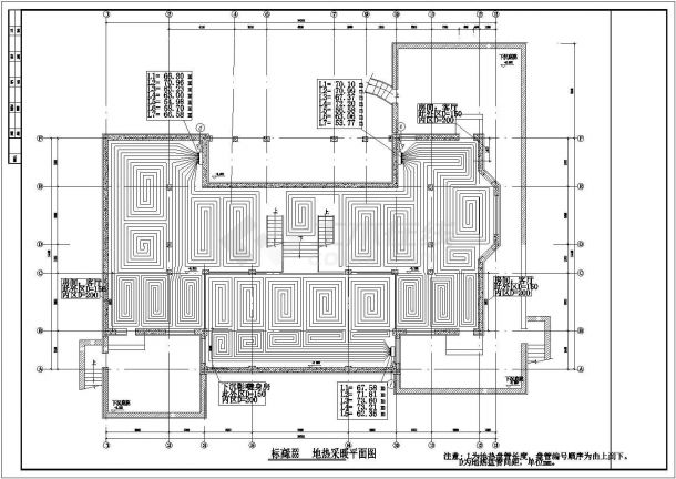 某地区建筑采暖供热设计施工CAD图-图二