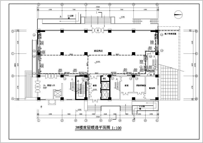某地区高层建筑采暖工程CAD施工图_图1