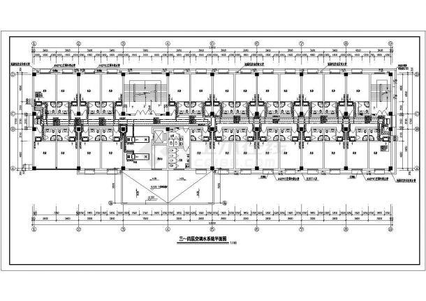 某地区酒店中央空调设计施工CAD图-图二