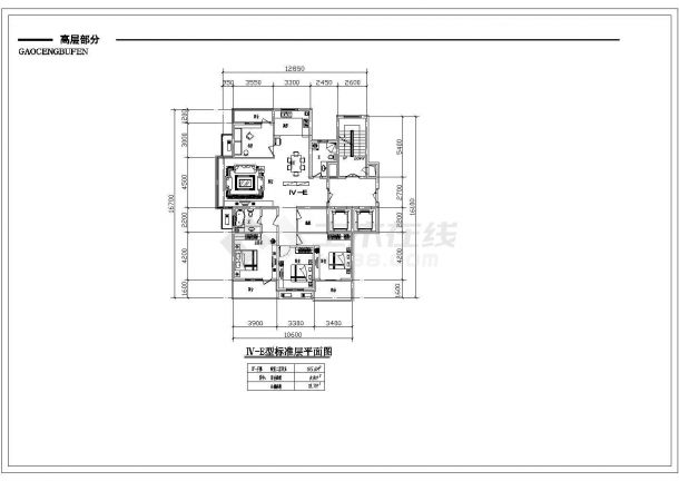 某地住宅小区建筑方案设计规划施工图-图二