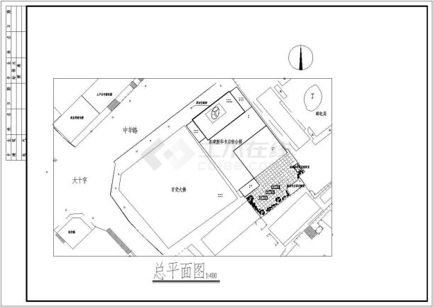 某地区新华书店七层综合楼施工图纸-图一