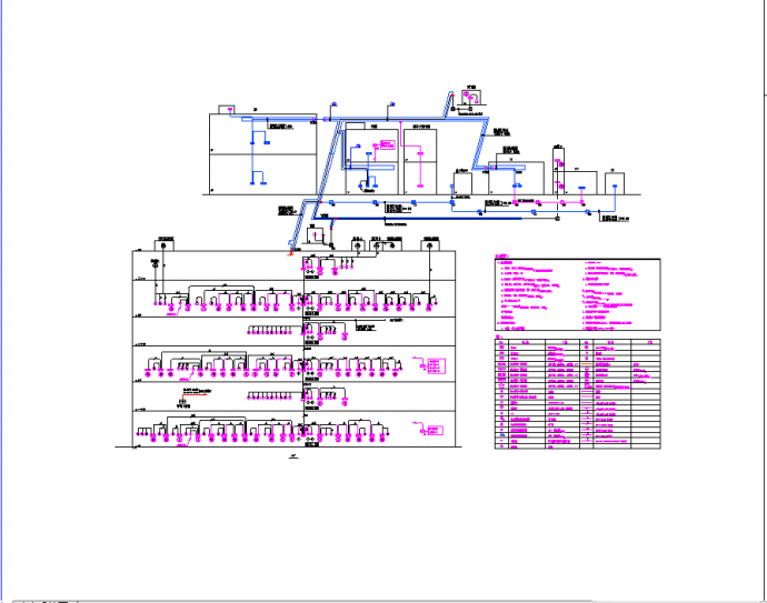 中外合资企业工厂全套火灾报警系统CAD设计图纸_图1