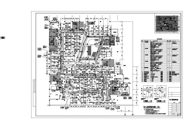 [成都]大型综合性购物中心空调通风设计施工图纸-图一