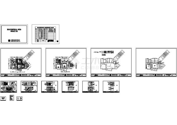 精选9套家装设计方案CAD完整施工图纸-图二