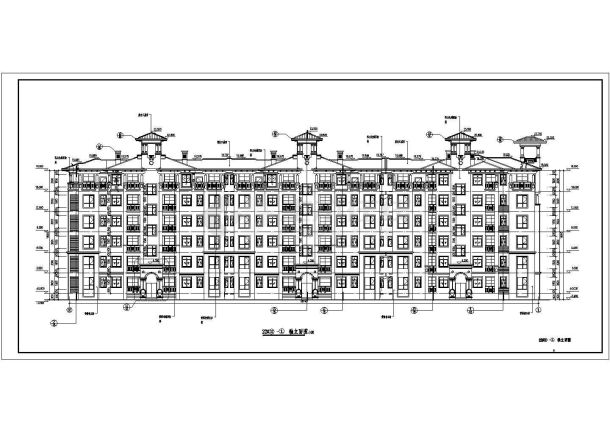 六层砖混住宅楼毕业设计（含建筑、结构图、平面图、进度表和施工组织设计及施工图预算）-图二