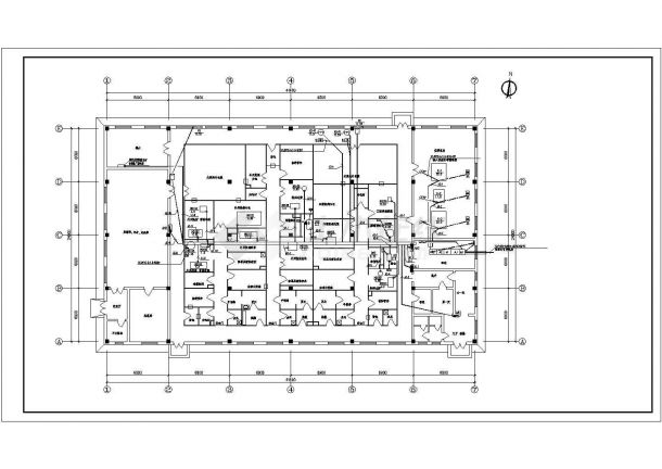 某药厂建筑全套电气设计施工平面图纸-图一