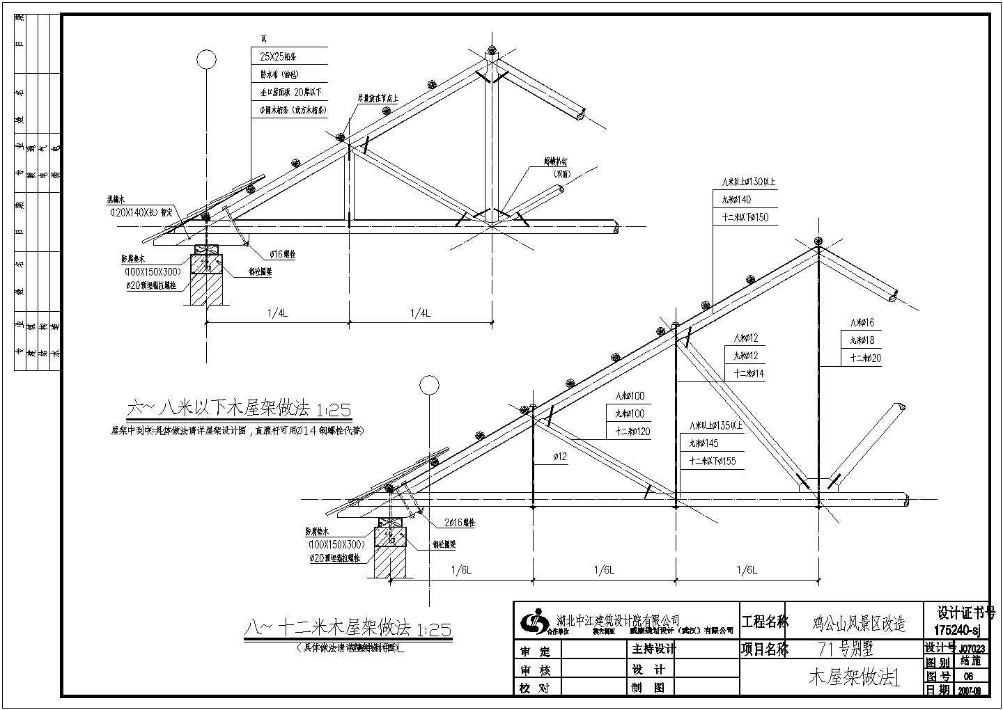 二层自建房屋结构详细结构设计施工图