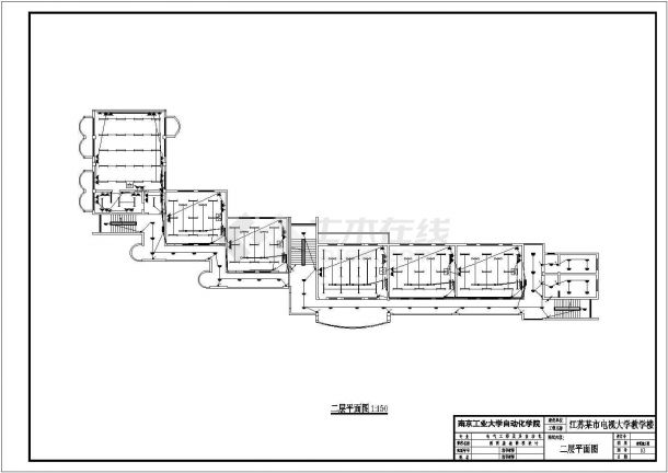 某地区教学楼电气设计方案01CAD设计图纸-图二