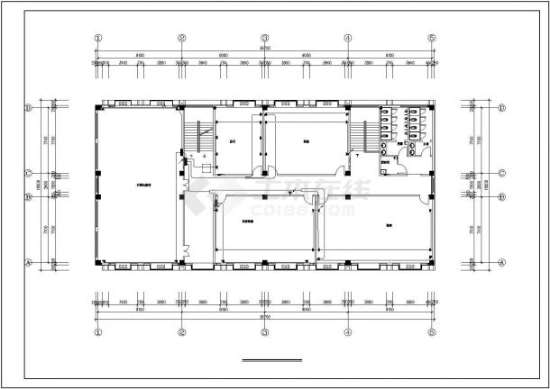 某地区教学楼电气设计方案06CAD设计图纸-图二
