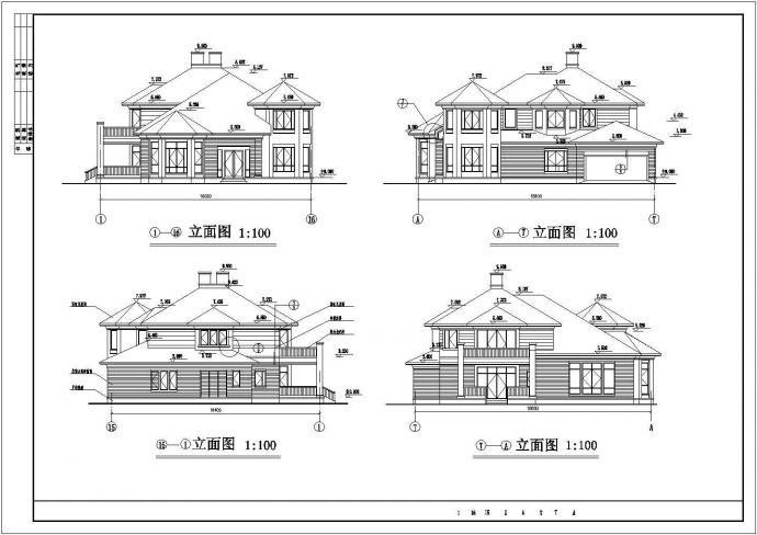 某地二层别墅方案建筑规划设计施工图纸_图1