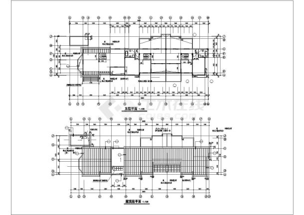某地多层住宅楼建筑CAD设计方案图-图二