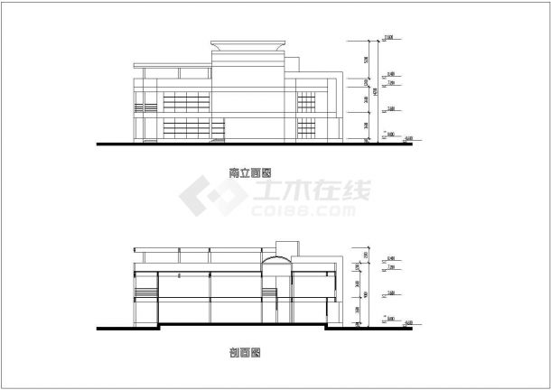 经典设计幼儿园建筑完整方案施工图纸-图一