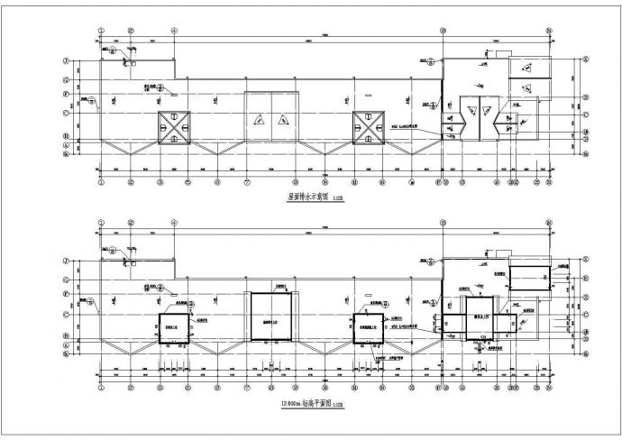 顶尖城堡式幼儿园建筑施工建筑设计图纸_图1