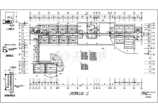 某地区吴高职全套电施工CAD设计图纸-图二