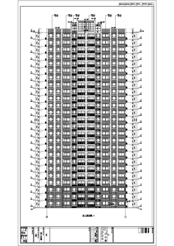某15178平方米高层住宅楼全专业施工图CAD-图二