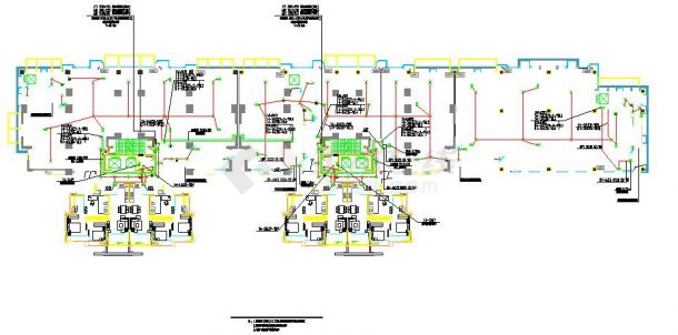 某小区33层高层住宅多专业设计施工图CAD-图二