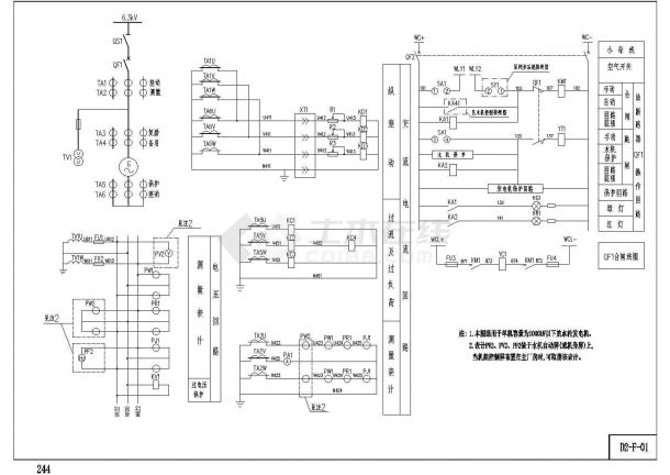 小水电站机电设计图（D2）-FCAD图-图一