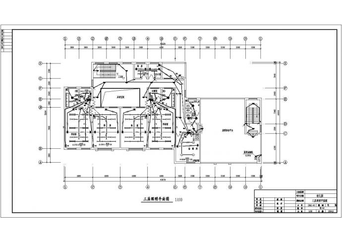 某地区幼儿园电气总CAD设计图纸_图1