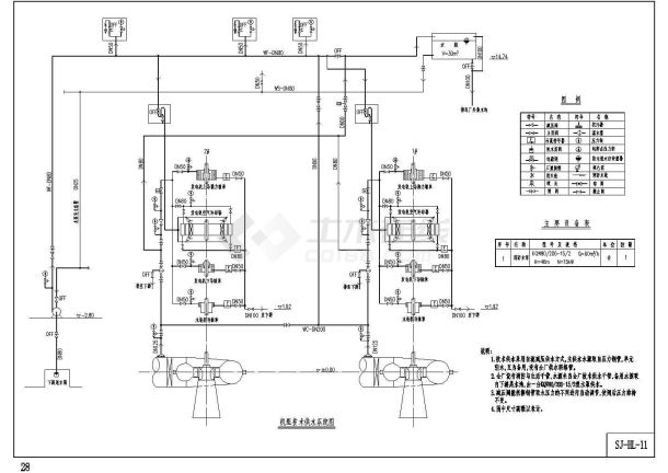 小水电站机电设计图（ＨＬ）－2CAD图-图一