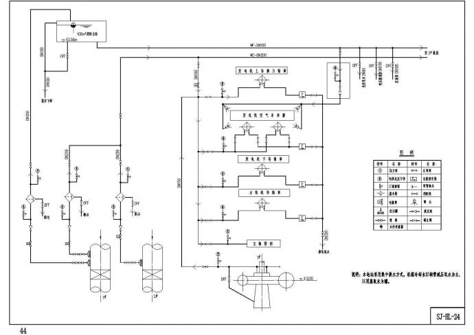 小水电站机电设计图（ＨＬ）－3CAD图_图1