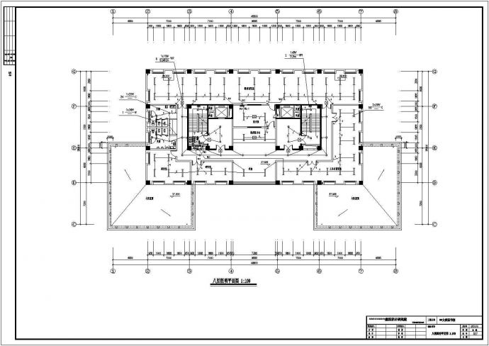 某地区远程教育综合楼电施工CAD设计图纸_图1