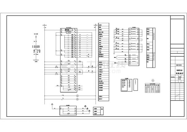 某大型小区高低压配电设计及生产图CAD-图一