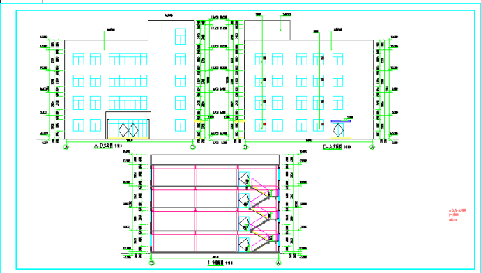 钢结构办公楼全套建筑结构电气设计图纸含计算书_图1