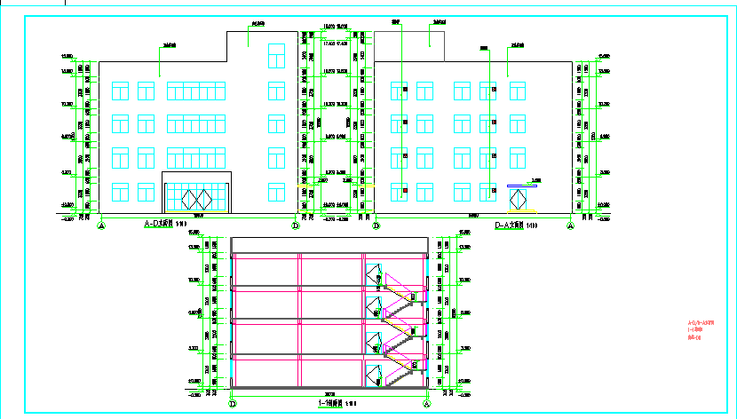 钢结构办公楼全套建筑结构电气设计图纸含计算书