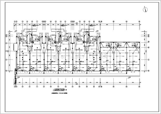 某多高层住宅楼洋房全套电气cad设计施工图（含商业电气）-图一