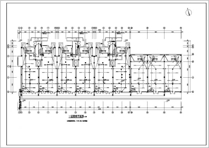 某多高层住宅楼洋房全套电气cad设计施工图（含商业电气）_图1