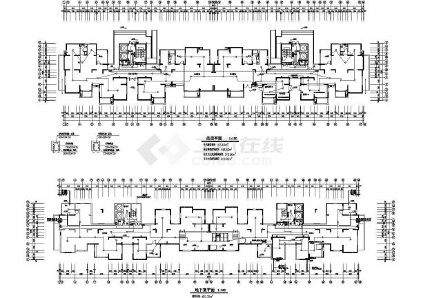 某18层住宅楼强弱电cad设计施工图-图一