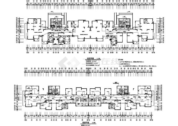 某18层住宅楼强弱电cad设计施工图-图二