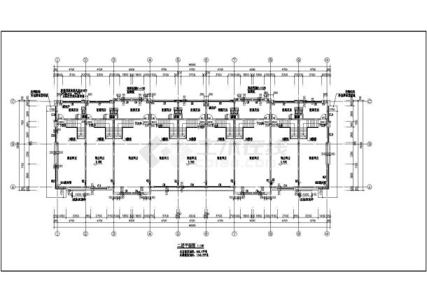 两层中式风格商业楼建筑施工图(含效果)-图二