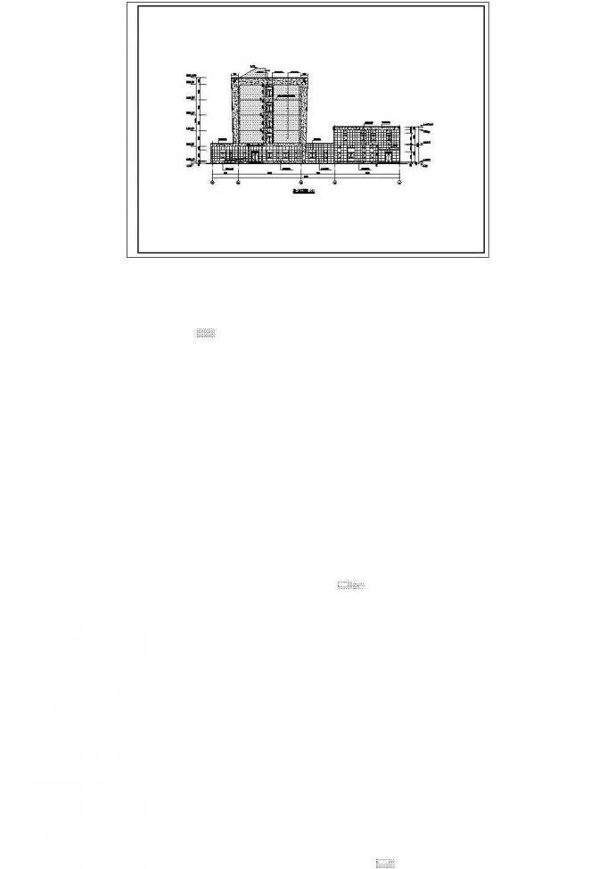 五层现代风格宿舍楼建筑设计施工图_图1