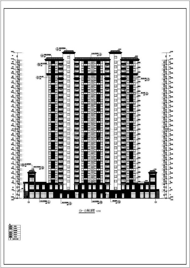 某地28层住宅楼建筑设计施工图（含二层地下）-图二